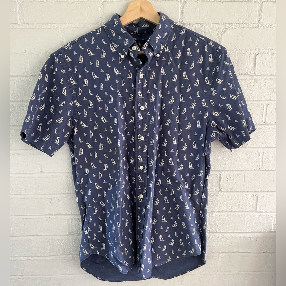 Men’s Ralph Lauren Shirt - Size M - Sailboats